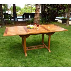Table de jardin en Teck huilé rectangulaire - 8 places: Lombok