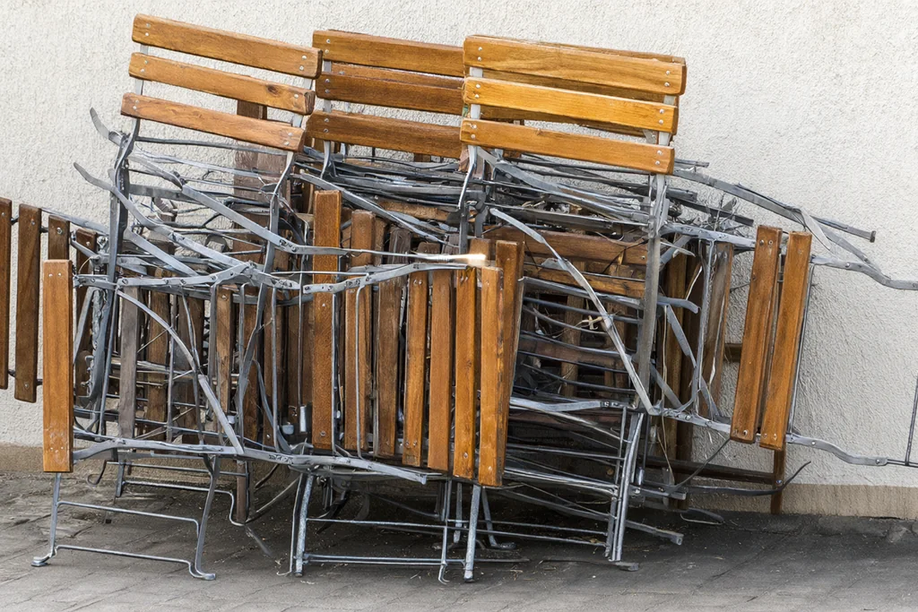 Chaises pliantes : gain de place et usages