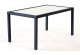 Table de jardin rectangle : résine tressée