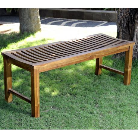 Banc en teck huilé 120 cm – banc de jardin