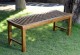 Banc en teck huilé 120 cm - banc de jardin