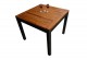 Table en teck et résine - modèle carré 90x90 cm