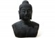 Buste de bouddha en roche volcanique - Statue