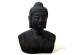 Buste de bouddha en roche volcanique - Statue