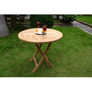 Table de jardin plainte en teck brut -mobiler de jardin en promotion