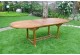 Table en teck ovale 10 places
