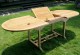 Table en Teck naturel 10 places ovale