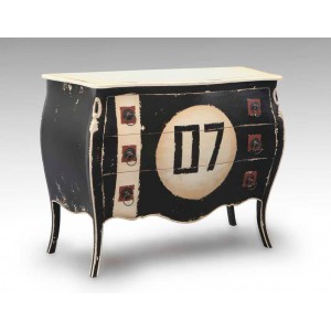 commode 3 tiroirs style ancien et déco fantaisie