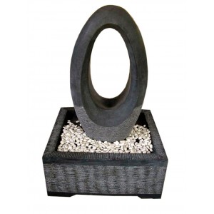 fontaine en pierre de jardin en terrazzo – avec pompe