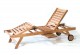 Transat en teck - bain de soleil - chaise longue de jardin