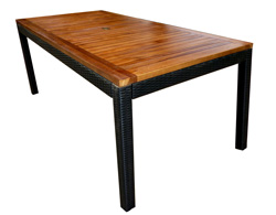 table de jardin en teck