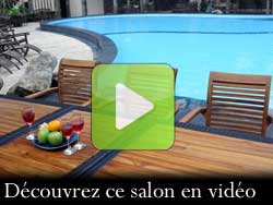 salon de jardin en teck en vidéo