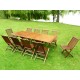 Salon de jardin en teck 10 personnes