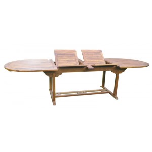 Table XXL en teck huilé 12-14 places