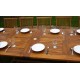 Table XXL en teck huilé 12-14 places