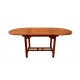 Table de jardin en Teck 8 places huilée
