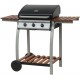 Barbecue / Plancha à Gaz 3 bruleurs avec couvercle : en soldes exclusivité