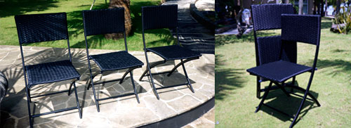 chaise en résine Fidji